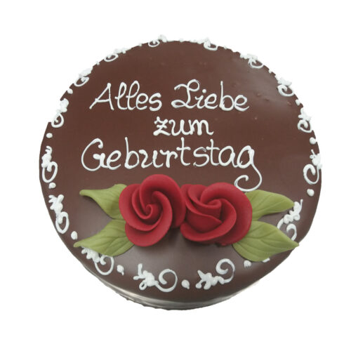 Sachertorte mit Dekor - Konditorei Hubert Nöbauer