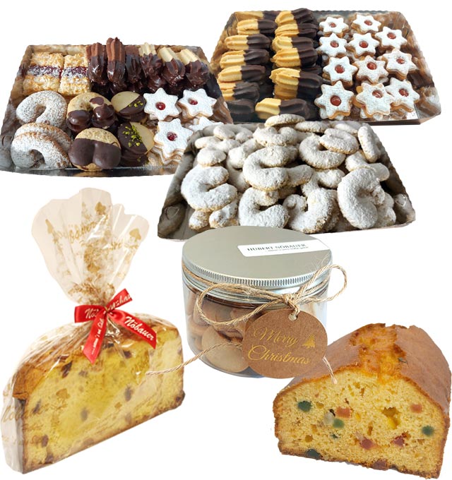 Weihnachtskekse, Keksdose, Panettone, Früchtebrot - Hubert Nöbauer